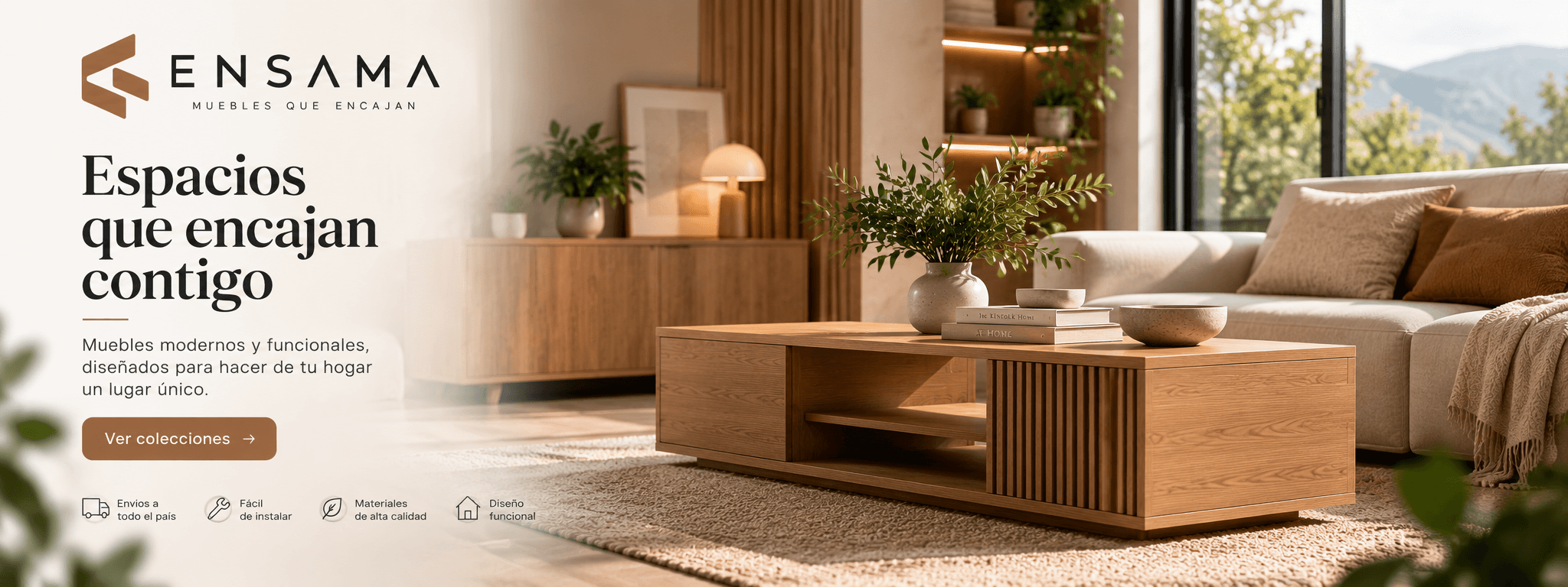 ENSAMA, muebles que encajan. Muebles modernos y funcionales, diseñados para hacer de tu hogar un lugar único. Envíos a todo el país, fácil de instalar, materiales de alta calidad y diseño funcional.